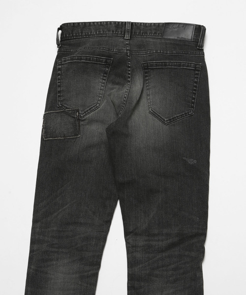 「BLACK by VANQUISH」 デニムパンツ 30inch インディゴブルー メンズ_画像4