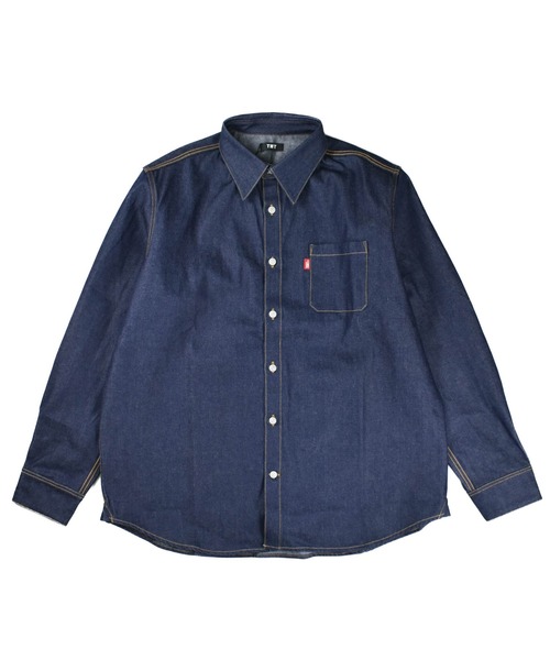 トップス TMT TMT シャツ 「TMT/ティーエムティー」WIDE 12oz DENIM SHIRTS メンズ