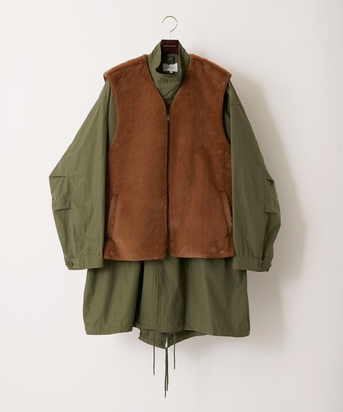 EMMA CLOTHES（エマクローズ） モッズコート L オリーブ メンズ