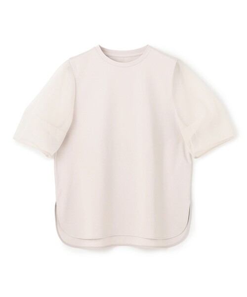 「UNFILO」 半袖カットソー LARGE ベージュ レディース_画像7