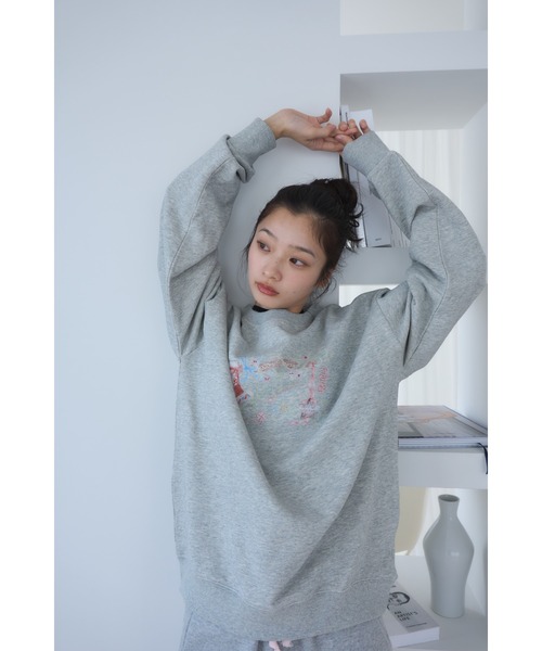 トレーナー/スウェット verybrain VC-133 Nude girl bsweatshirt B.C STOCK（ベーセーストック） トレーナー スウェット ウォッシャブル