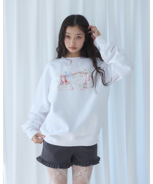 トレーナー/スウェット angel sweat  marry me. Smyeon トレーナー スウェット Graphic crewneck sweat tops