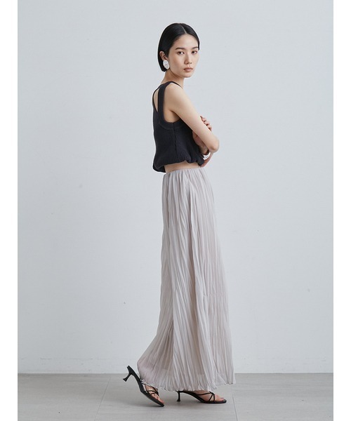 「MIESROHE」 プリーツスカート 0 ブラック レディース_画像7