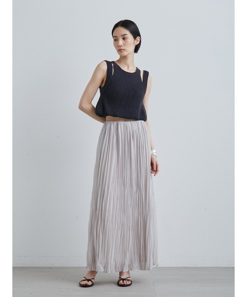 「MIESROHE」 プリーツスカート 0 ブラック レディース_画像8