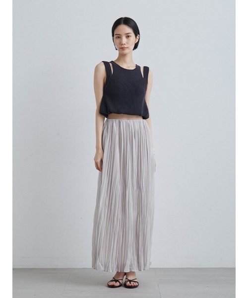 「MIESROHE」 プリーツスカート 0 ブラック レディース_画像10