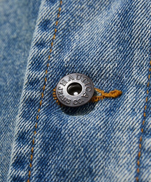 「NAUTICA」 デニムジャケット MEDIUM ネイビー メンズ