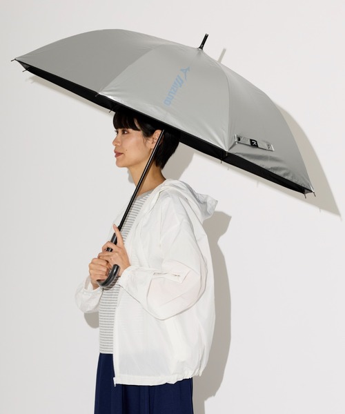 MIZUNO（ミズノ） 傘 「WEB限定」遮光100％ 遮熱 晴雨兼用 日傘 長傘