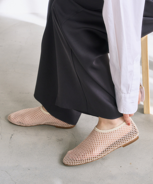 Le Talon フラットシューズ LE TALON（ル タロン） シューズ ハイバンプネットフラット レディース