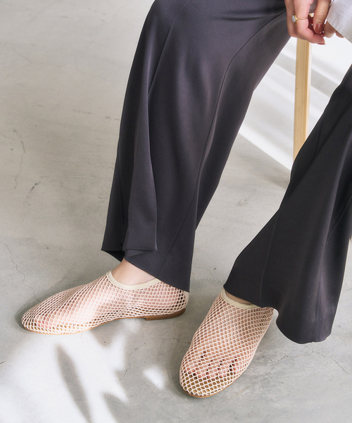 LE TALON（ル タロン） シューズ ハイバンプネットフラット レディース