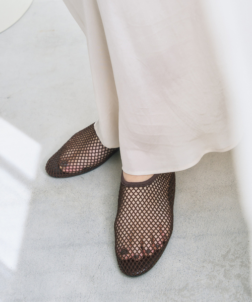 LE TALON 23 フラットシューズ LE TALON（ル タロン） シューズ ハイバンプネットフラット レディース