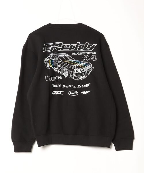 トレーナー スウェット 「C-HUF3」「HUF/ハフ」HUF X GREDDY RETRO MOD CREW SWEAT PF00815_12