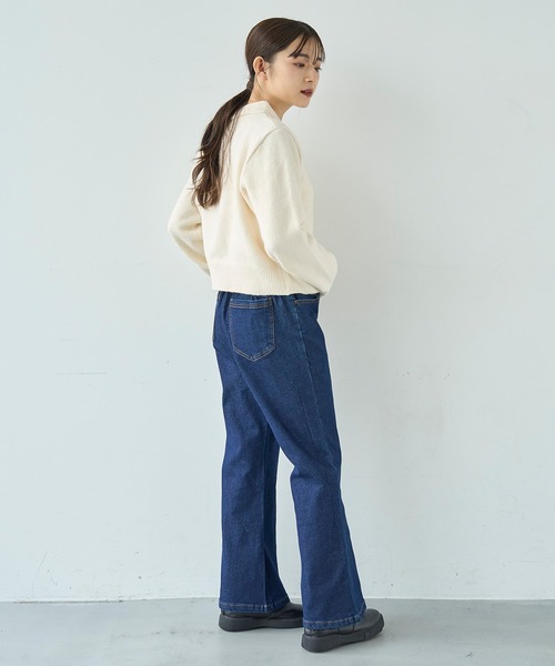 「mil」 ニットカーディガン ONESIZE ブラウン レディース_画像5