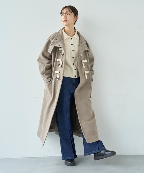 「mil」 ニットカーディガン ONESIZE ブラウン レディース_画像9
