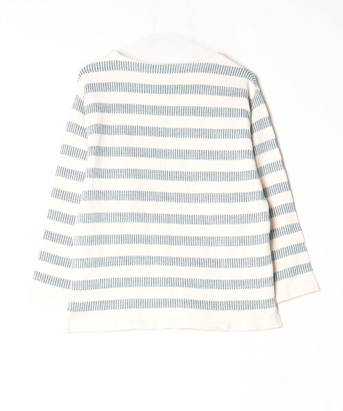 「OUTIL」 ボーダー柄長袖ニット 0 ベージュ レディース_画像2