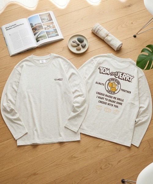 tシャツ 「TOM＆JERRY/トムとジェリー」キャラクタープリントロング