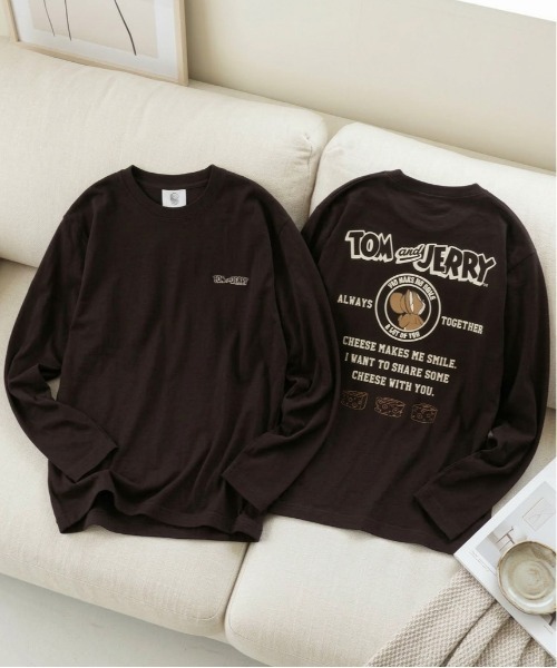 tシャツ 「TOM＆JERRY/トムとジェリー」キャラクタープリントロング