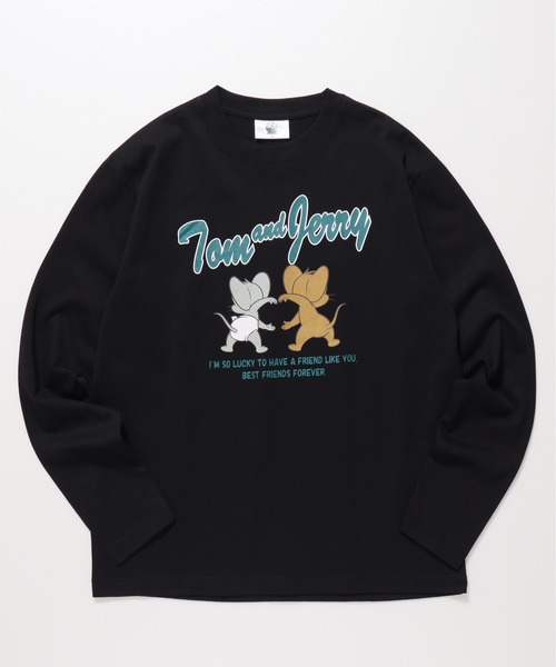 tシャツ 「TOM＆JERRY/トムとジェリー」キャラクタープリントロング