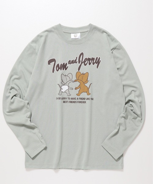 tシャツ 「TOM＆JERRY/トムとジェリー」キャラクタープリントロング