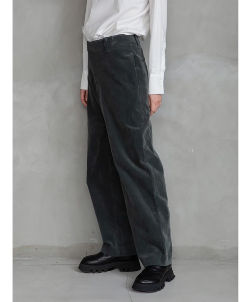 「enchainement」 コーデュロイパンツ 2 モカ レディース_画像9
