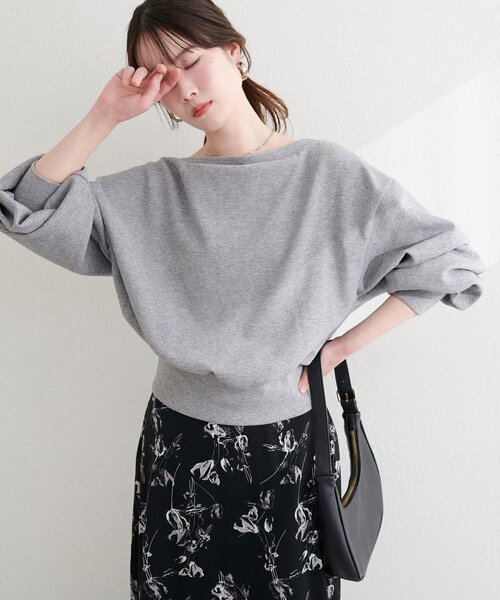natural couture トレーナー スウェット オフショルスウェットプル
