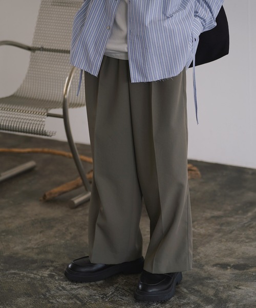 「WYM LIDNM」 長袖シャツ L ブルー メンズ_画像4