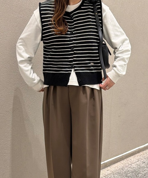 HEILIS（ヘイリス） ベスト ジレ 「Chel select」ストーンSTボタン