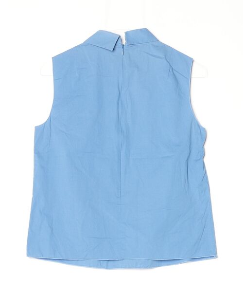 「JIL SANDER NAVY」 ノースリーブシャツ 38 ブルー レディース_画像2