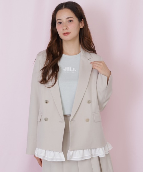 【新品・未使用】イチパーセント ミリタリーフリルジャケット JILL by JILL STUART（ジルバイジルスチュアート） ジャケット