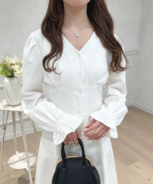 「apres jour」 長袖ワンピース X-LARGE ブラック レディース_画像5