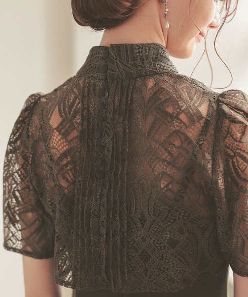 「Dorry Doll」 コンビワンピース M ブラウン レディース_画像4