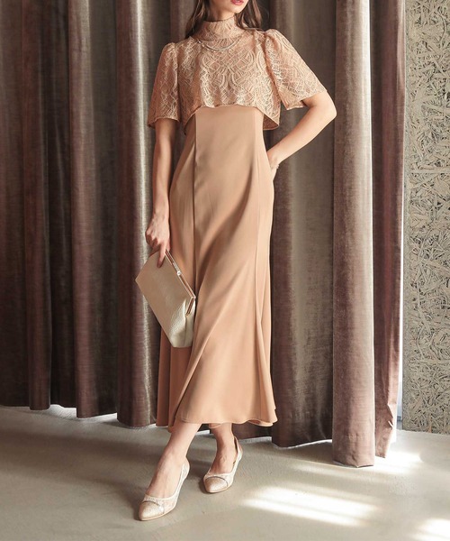 「Dorry Doll」 コンビワンピース M ブラウン レディース_画像6