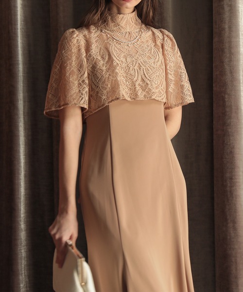 「Dorry Doll」 コンビワンピース M ブラウン レディース_画像7