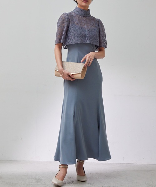 「Dorry Doll」 コンビワンピース M ブラウン レディース_画像9