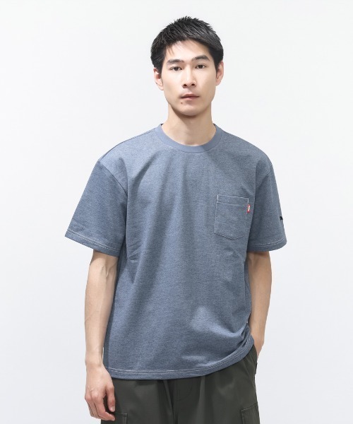 PUMA（プーマ） tシャツ PUMA ESS ELEVATED デニム ライク SS Tシャツ