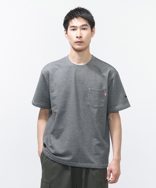 PUMA（プーマ） tシャツ PUMA ESS ELEVATED デニム ライク SS Tシャツ