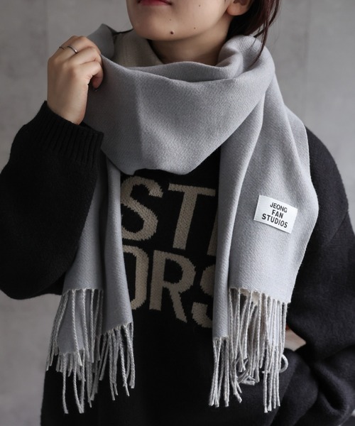 「ap retro」 ストール FREE ブルー レディース_画像5