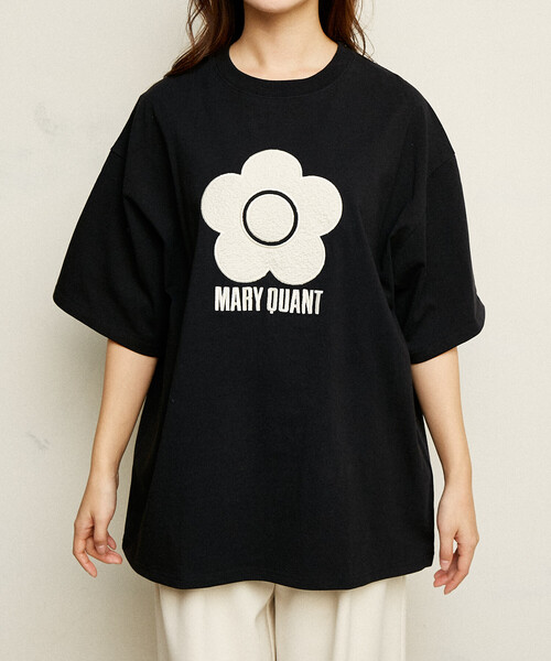 ☆未使用☆マリークワント　デイジーTシャツ MARY QUANT × PUBLUX/マリークワント 異素材デイジーアートTシャツ