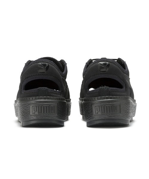 「PUMA」 フラットサンダル 24cm ブラック レディース_画像3