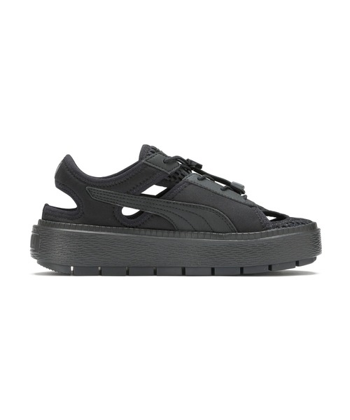 「PUMA」 フラットサンダル 24cm ブラック レディース_画像4