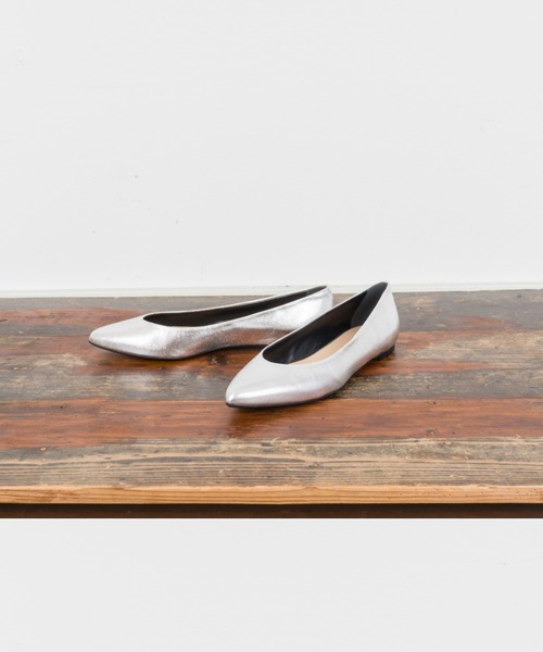 「Fabio Rusconi」 フラットパンプス 37 ブラック レディース_画像4