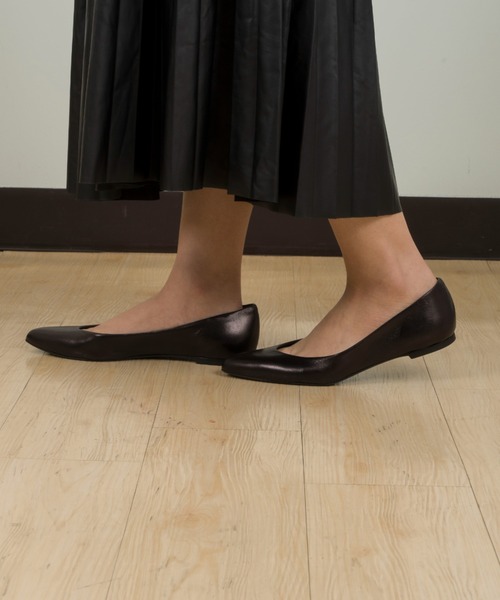 「Fabio Rusconi」 フラットパンプス 37 ブラック レディース_画像7