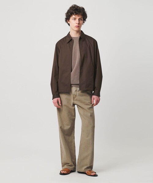 【新品】ユナイテッドアローズ ハリントンブルゾンXL ダークブラウン UNITED ARROWS（ユナイテッドアローズ） ブルゾン アウター スムース