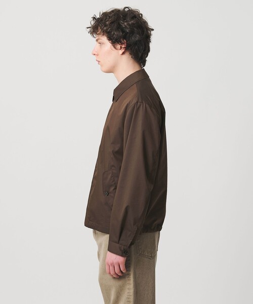 【新品】ユナイテッドアローズ ハリントンブルゾンXL ダークブラウン UNITED ARROWS（ユナイテッドアローズ） ブルゾン アウター スムース