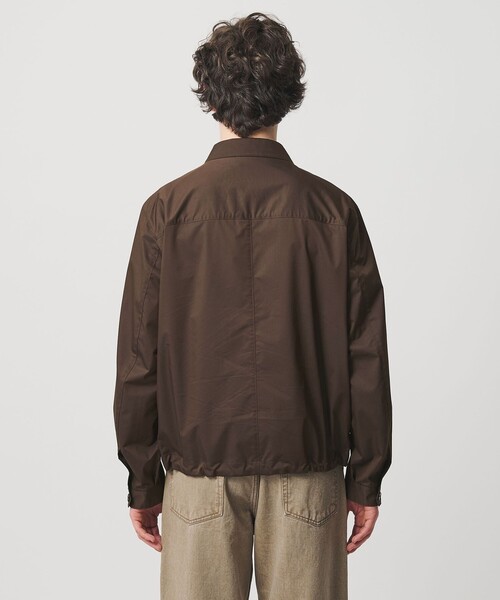 【新品】ユナイテッドアローズ ハリントンブルゾンXL ダークブラウン UNITED ARROWS（ユナイテッドアローズ） ブルゾン アウター スムース