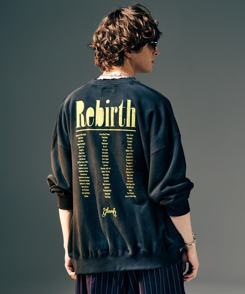 「glamb」 スウェットカットソー L ブラック メンズ