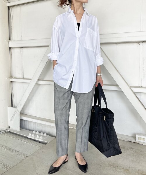 「Spick & Span」 スラックス 40 グレー レディース_画像4