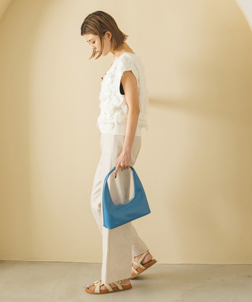 「U by SPICK&SPAN」 パンツ 36 ブラウン レディース_画像7