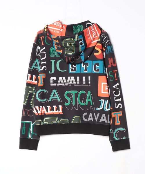 「Just Cavalli」 プルオーバーパーカー X-SMALL ブラック メンズ_画像2