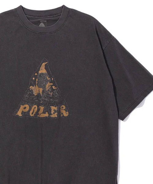 POLeR（ポーラー） tシャツ POLER PIGMENT WIZARD RELAX FIT TEE