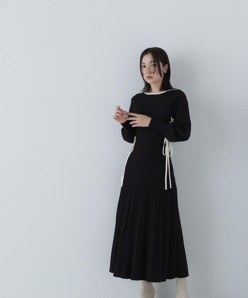 「NATURAL BEAUTY BASIC」 ニットワンピース MEDIUM パープル系その他 レディース_画像5